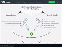 Tablet Screenshot of kreanod.hu